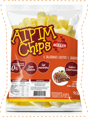 Aipim Chips Churrasco 90g Muller