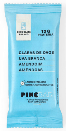 Barra de Proteína Sabor Chocolate Branco 50g Nutriarts Pincbar