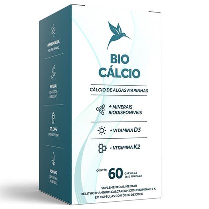Bio Cálcio  - Cálcio de Algas Marinhas Pura Vida