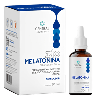 Bio Melatonina (em gotas) Sem Sabor 30ml Central Nutrition