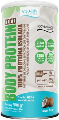 Body Protein Sabor Coco 440g  Equaliv