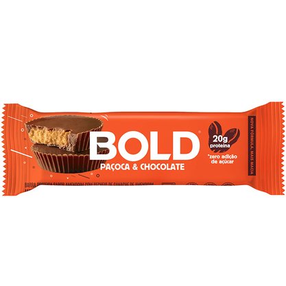 Bold Bar Paçoca e Chocolate 60g Bold