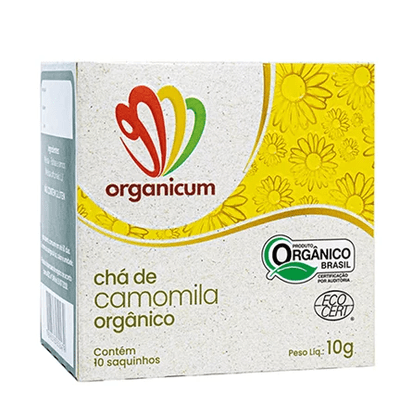 Chá de Camomila Orgânico 10 Sachês 10g