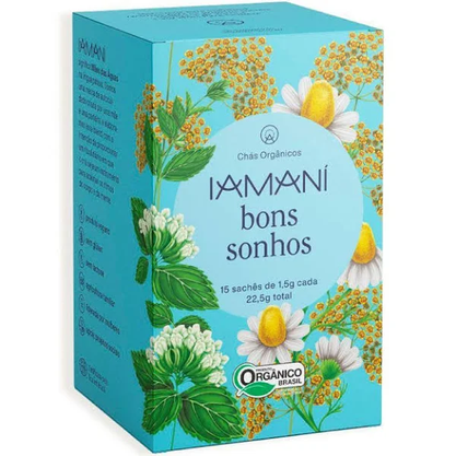 Chá Funcional Orgânico Bons Sonhos Iamaní - 15 sachês