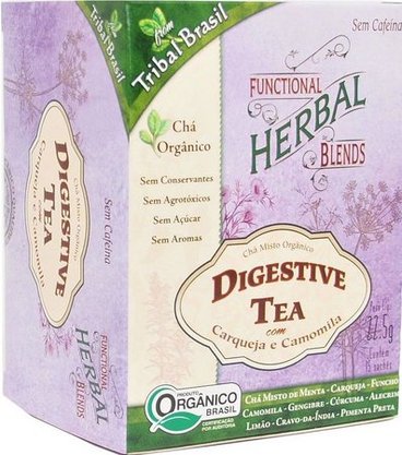 Chá Misto Digestive Tea 22,5g 15 saches Tribal Brasil
