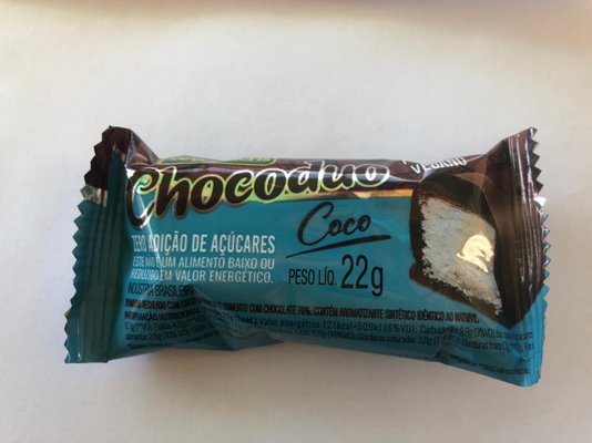 Chocoduo Coco Zero Açúcar 22g Veganutris