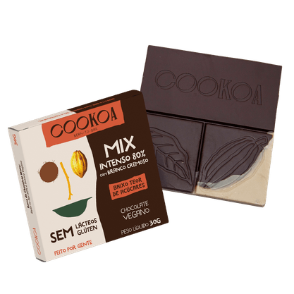 Chocolate Mix Intenso 80% 30g Cookoa