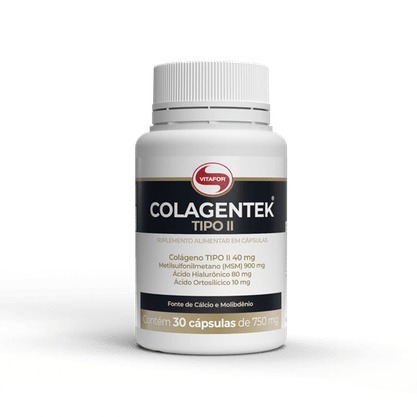 Colágeno tipo II Colagentek II 30 Cápsulas 750mg Vitafor