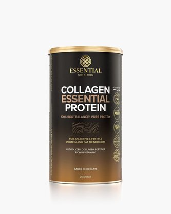 Collagen Essential Protein (Proteína do Colágeno) Sabor de Chocolate 510g Essential