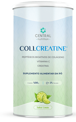 Collcreatine (Proteina e Creatina) Sabor de Limão 500g Central Nutrition