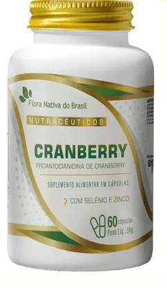 Cranberry 500mg 60 Cápsulas Flora Nativa