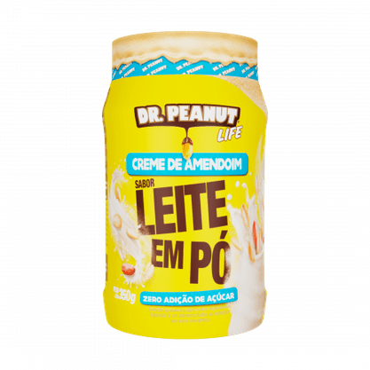 Creme Amendoim Leite em Pó 350g Dr Peanut Life