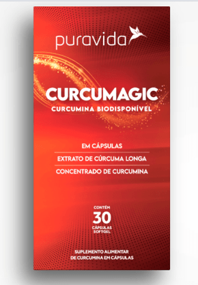 Curcumagic Curcumina Biodisponível 30 Cápsulas Puravida