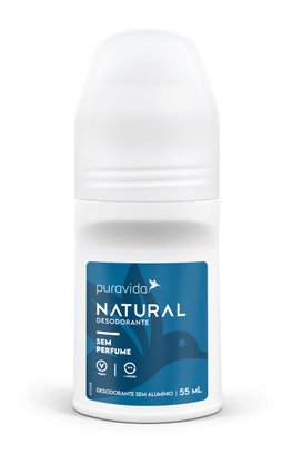 Desodorante Natural Sem Perfume 55ml Pura Vida