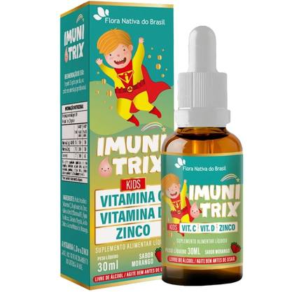 Imunitrix (Vitamina C + Zinco + D3) 30ml Flora Nativa