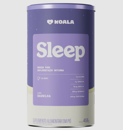 Koala (Bebida para relaxar e dormir melhor) Sabor de Baunilha 456g Sleep