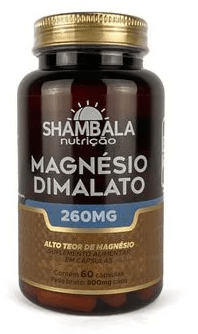 Magnésio Dimalato Shambala 260mg 60 cap