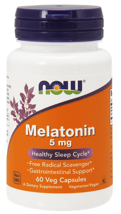 Melatonina 5mg 60 Cápsulas Now Foods