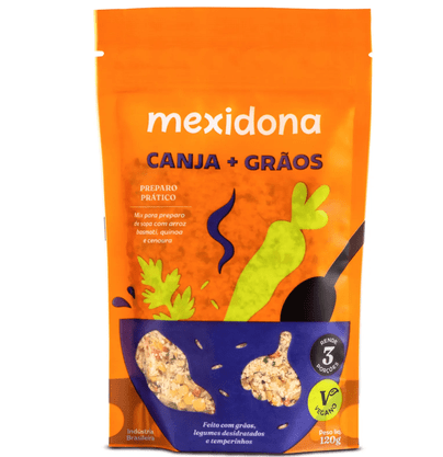 Mix Pronto Canja + Grãos 120g Mexidona Bio Blend