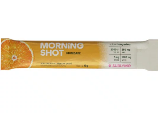 Morning Shot 2.0 Sabor de Tangerina Sachê Sublyme