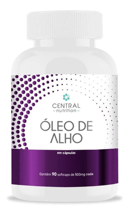 Óleo de Alho 90 Cápsulas Central Nutrition
