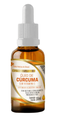 Óleo de Curcuma com Vitamina E em Gotas 30ml Flora Nativa
