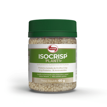 Proteína Isolada de Ervilha Crisp Isocrisp Plant Vegan 60g Vitafor