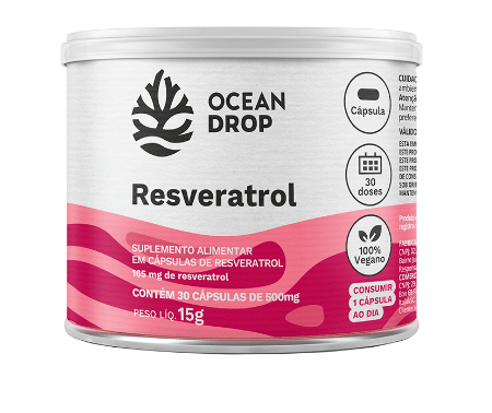 Resveratrol 30 Cápsulas Ocean Drop
