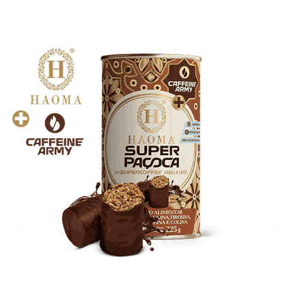 Super Paçoca Com Supercoffe Sabor de Vanilla Latte 225g Haoma