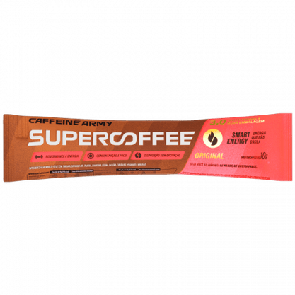 Supercoffee 3.0 em Sachê Sabor Original 10g Caffeine Army