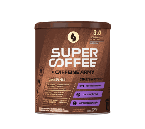 Supercoffee 3.0 Sabor de Chocolate 220g Caffeine Army
