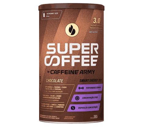 Supercoffee 3.0 Sabor de Chocolate 380g Caffeine Army