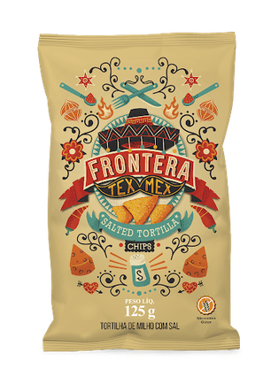 Tortilha Chips Sal 125g Frontera