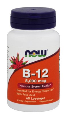 Vitamina B12 5mcg 60 Cápsulas Now