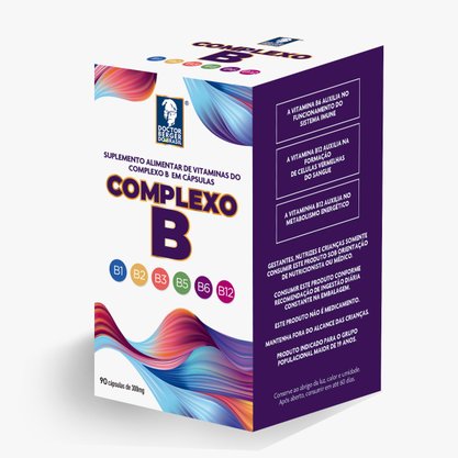 Vitamina Complexo B 300MG 90 Cápsulas Doctor Berger