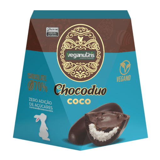 Gotas de chocolate branco ao leite de coco – Veganutris