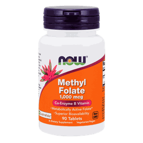 Metilfolato 1000mcg 90 tabletes Now