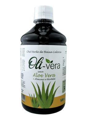 Suco De Babosa aloe Vera 500ml Sabor Abacaxi Olivos