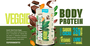 Body Protein Sabor Cacau Veggie (Proteína Vegana) 418g Equaliv