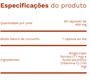 Ferro Quelato com Vitamina C (funcionamento do sistema imune) 60 Cápsulas Ocean Drop