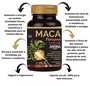 Maca Preta Peruana 100% Pura (Direto dos Andes) 60 Cápsulas Color Andina